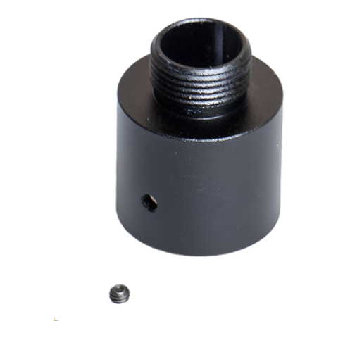 Adapter for tracer and silencer for gel gun