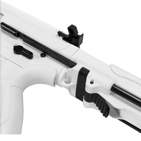 Compact White ARP9-5.0 Gel Blaster for Close-Quarter Combat