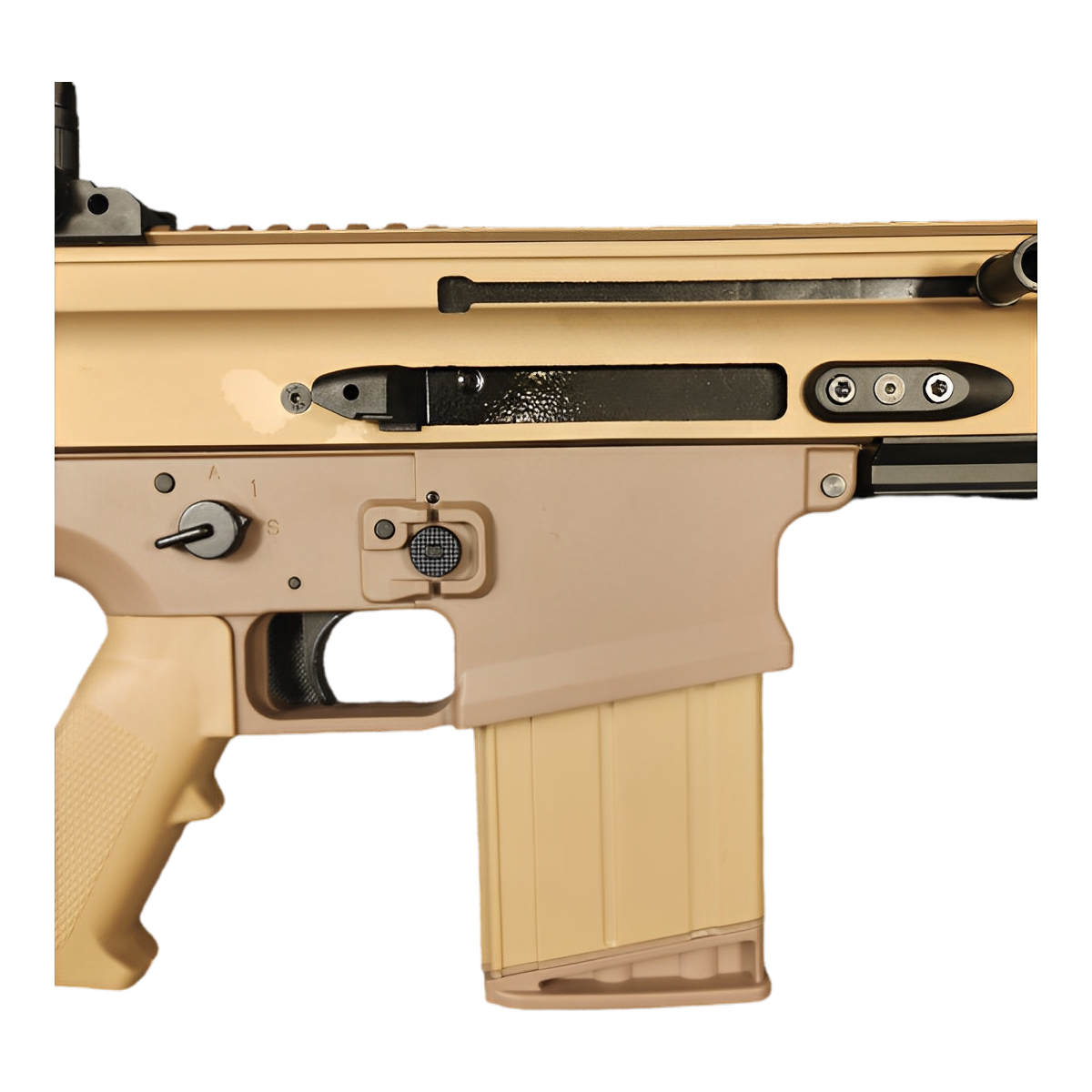 Fn scar hmk17 by mingchao electric gel blaster for rapid firing