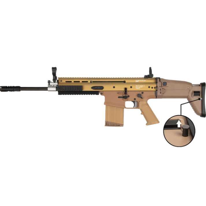 FN SCAR HMK17 Mingchao elite sand electric gel blaster for high-intensity gameplay