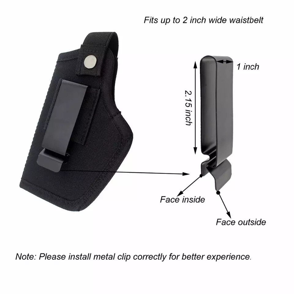 Black Holster for pistols