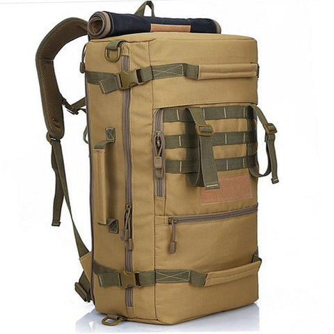 Military tactical backpack with ample storage for Gel Blaster gear