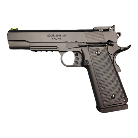 Model 1911 A1 electric gel blaster with realistic design, nylon body, and metal parts