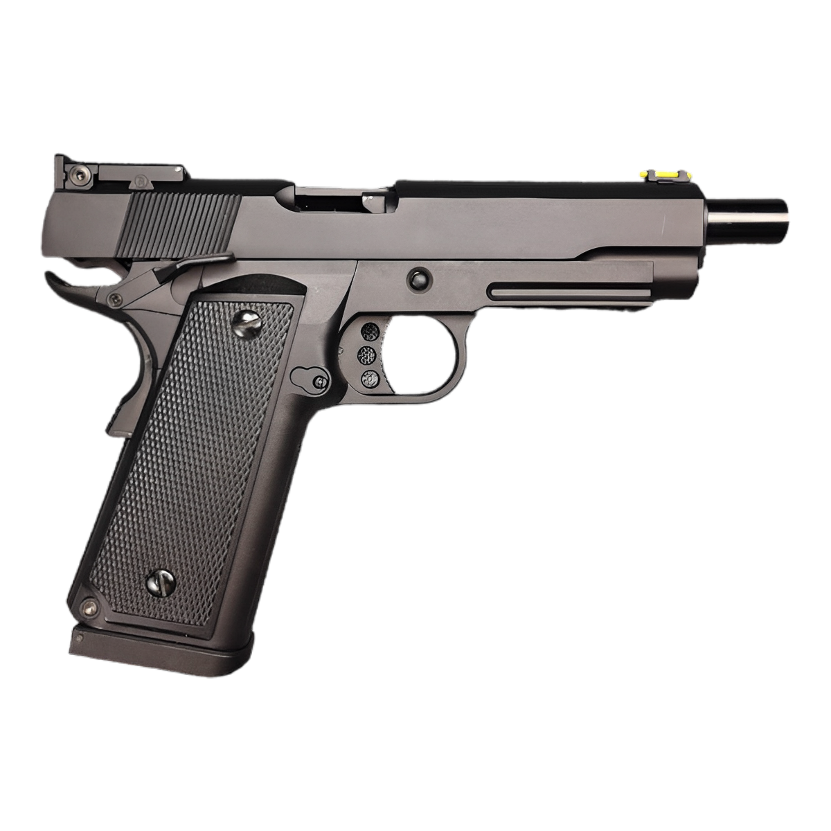 Realistic Model 1911 A1 gel blaster with durable nylon body and automatic firing mode.