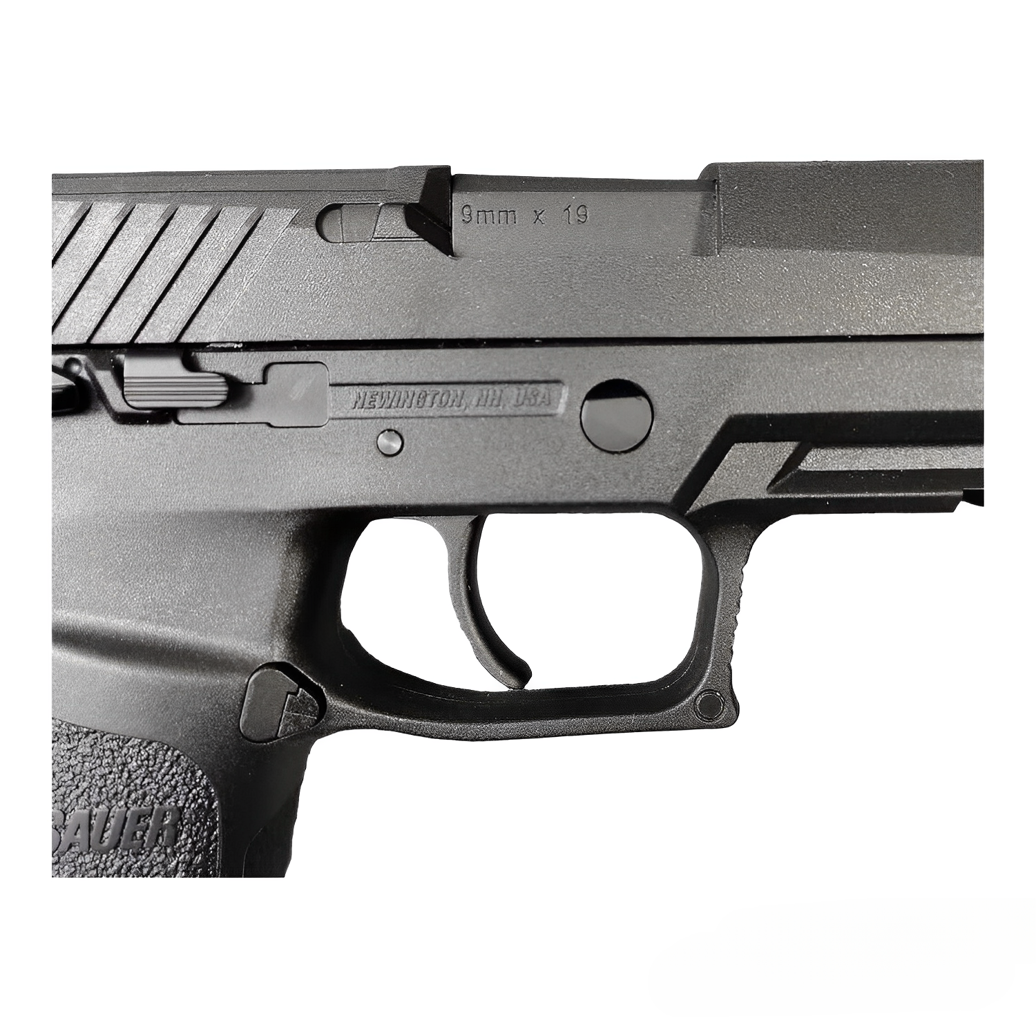 UDL SIG P320 M17 gel blaster with metal fire control chip, precise aim, and smooth firing action.