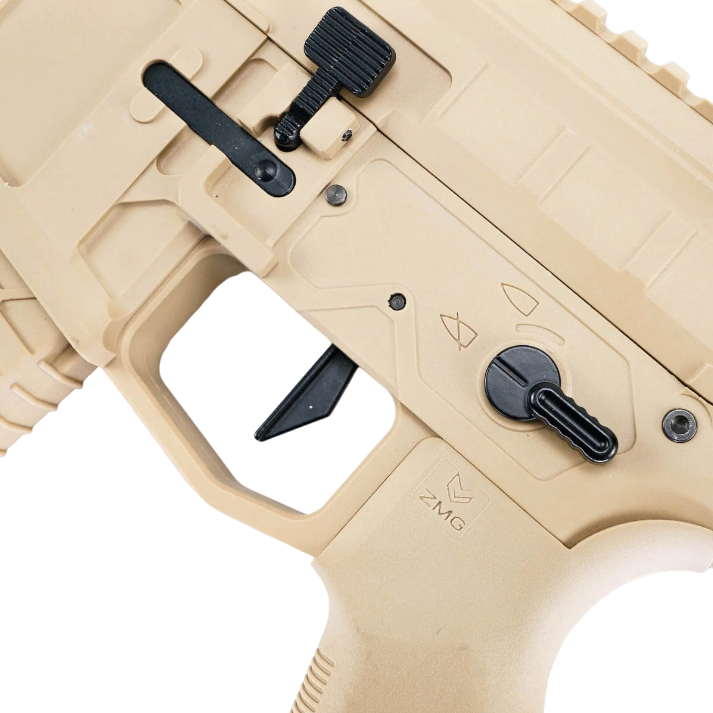 Tactical Sand F4 Gel Blaster with Adjustable Safe, Semi, and Auto Modes