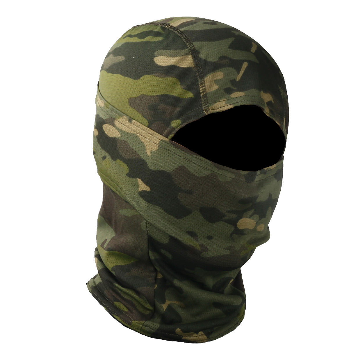 Versatile Gel Blaster balaclava with multiple wear configurations